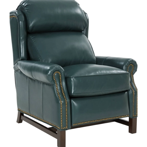 Thornfield Manual Recliner in Highland Emerald Green Top Grain Leather